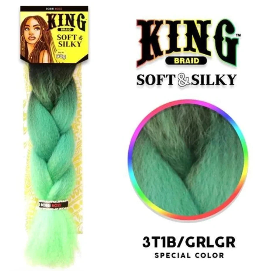 Bobbi Boss King Braid Soft & Silky Special Color Glam Hair AU