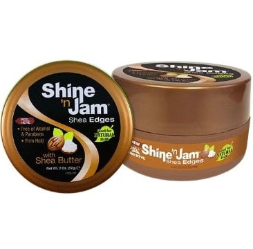 Ampro Shine ‘N Jam Shea Edge Gel With Shea Butter 2.25oz