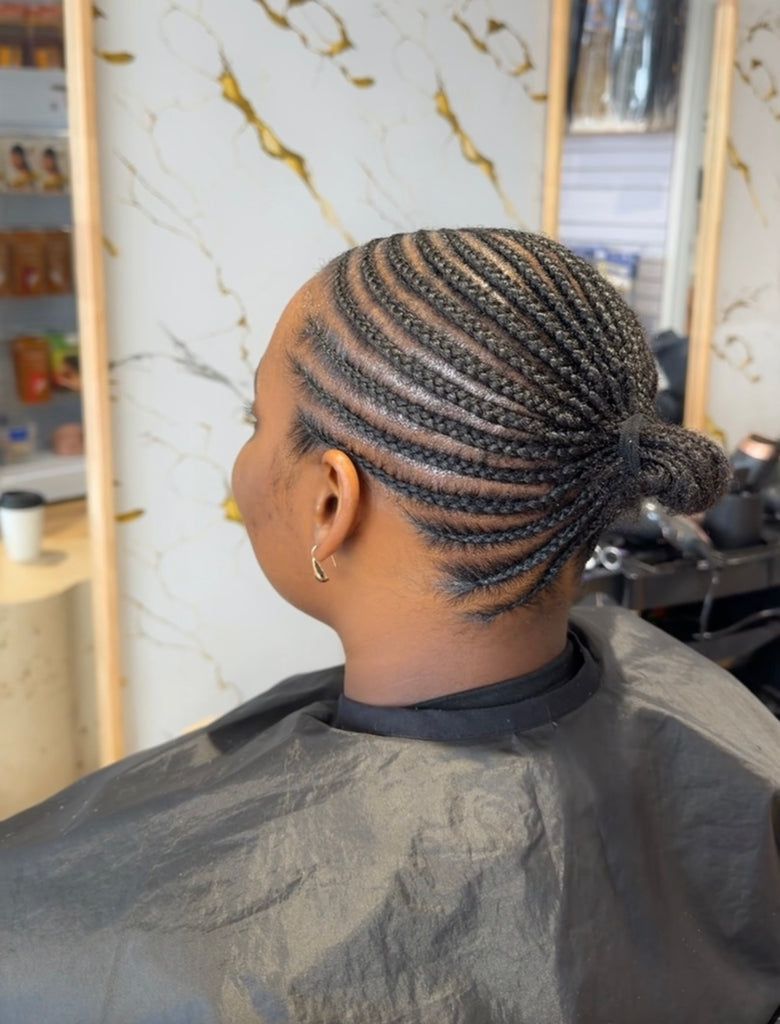 Traditional Cornrows Full Head - no extensions | Glam Hair AU