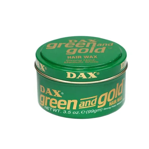 Dax Green and Gold Hair Wax 3.5oz